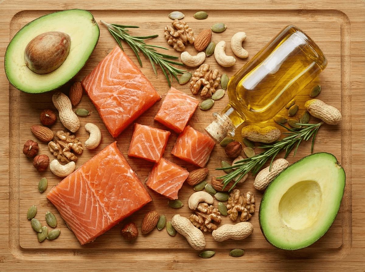 Foods rich in Omega-3 amino acids help balance the body's hormones, including adiponectin.